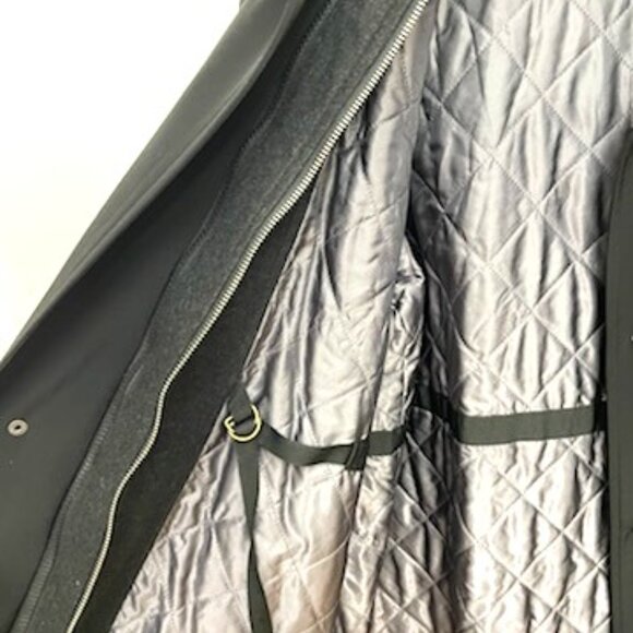 Calvin Klein Men's Coat Size 52R Black Lined Water Resistant Removable Liner - Picture 3 of 7